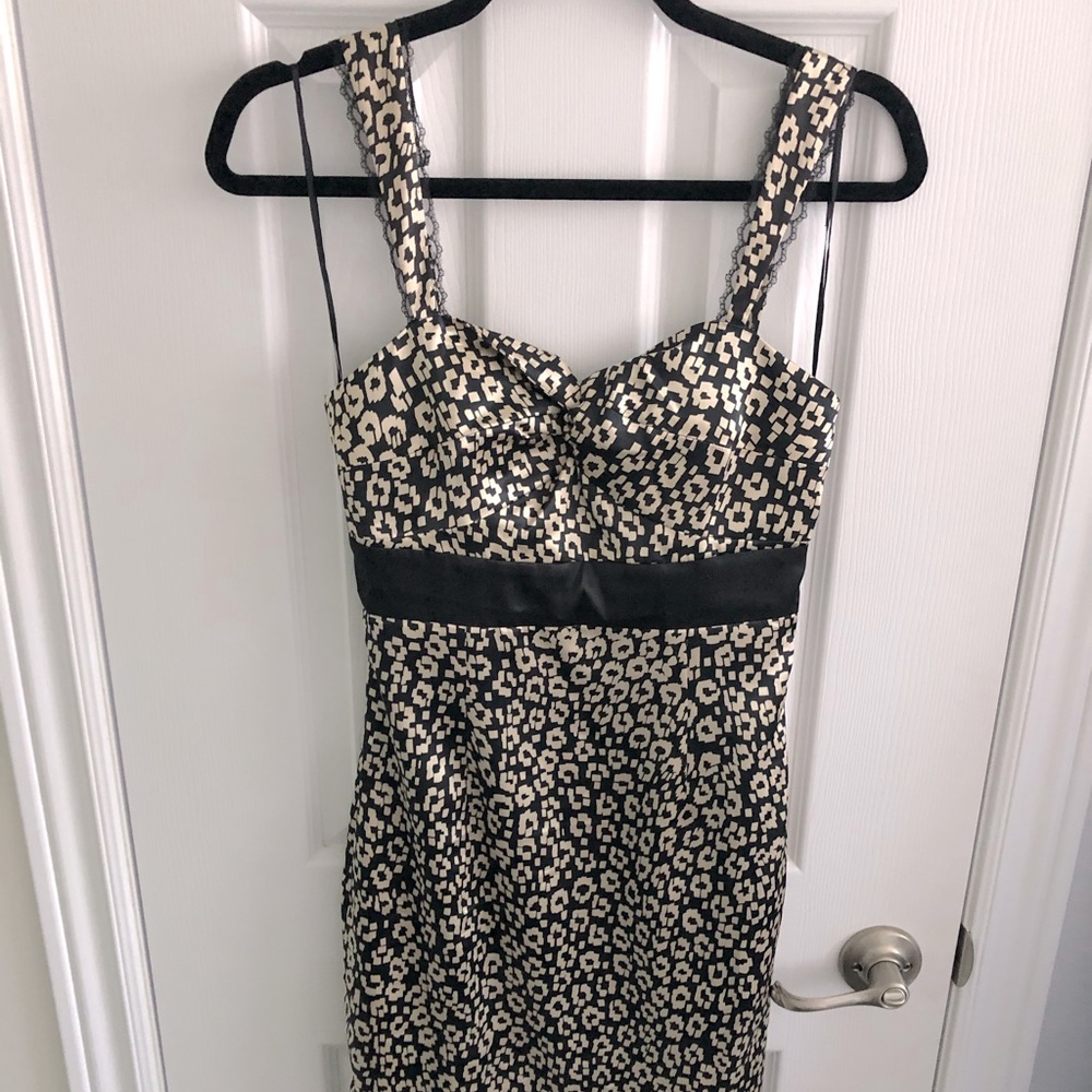 Satin Guess Midi Dress